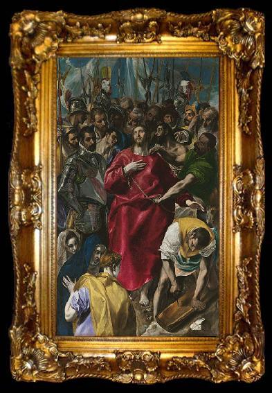 framed  El Greco The Despoiling of Christ (mk08), ta009-2